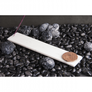 Marmorhalter mit Blume des Lebens aus Holz