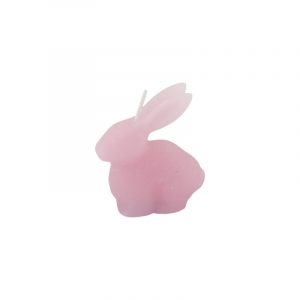 Hasenkerze pastel-lila