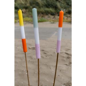 Dreifarbige Gartenfackeln