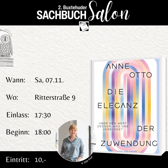 Poster zum 2. Buxtehuder Sachbuch Salon